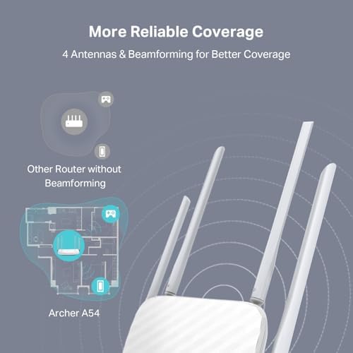 TP-Link AC1200 WiFi Router Dual Band Wireless Internet Router (Archer A54) - Image 4