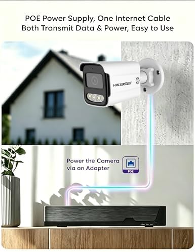 5MP 8CH Home Security Camera System, 8Pcs Wired PoE IP Cameras System Outdoor with Person/Vehicle Detection, 4K 8CH NVR with 1TB HDD for 24-7 Recording - Image 5