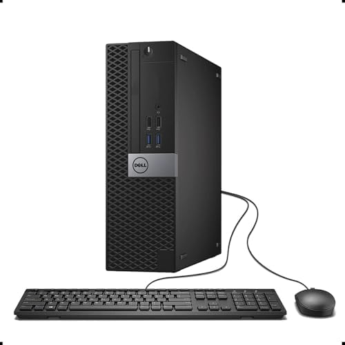 Dell OptiPlex 7040 Desktop Computer PC, Intel Core i7-6700 Processor up to 4.0 GHz, 32GB DDR4 RAM, 512GB M.2 NVMe SSD, Built-in Wi-Fi, Bluetooth, Windows 11 Pro - (Renewed) by Amazon+Renewed