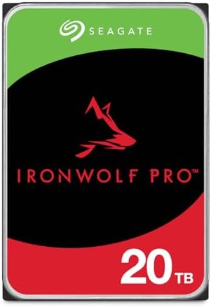 Seagate IronWolf Pro, 20 TB, Enterprise NAS Internal HDD –CMR 3.5 Inch, SATA 6 Gb/s, 7,200 RPM, 256 MB Cache for RAID Network Attached Storage (ST20000NT001) - Image 2