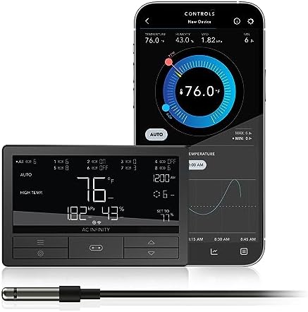 AC Infinity Controller 69 PRO+, Environmental Controller for Grow Tents by ACInfinity