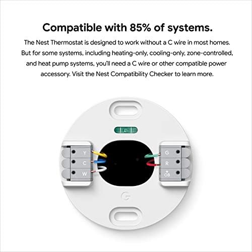 Google Nest Thermostat - Smart Thermostat for Home - Programmable Wifi Thermostat - Fog - Image 3