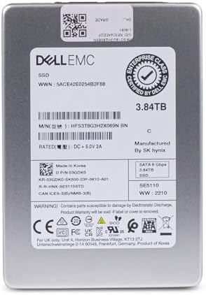 Dell/SK Hynix SE5110 HFS3T8G3H2X069N 3.84TB 1 DWPD SATA 6Gb/s 3D TLC 2.5in Read Intensive Enterprise Solid State Drive 03GDK0 (Renewed) - Image 2