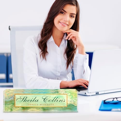 Custom Name Plate for Desk, Employee Appreciation Gifts, Office Decor - Image 5