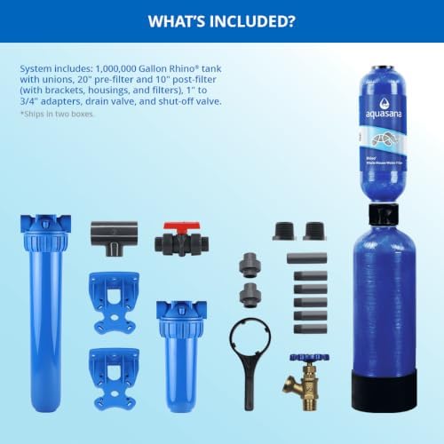 Aquasana Whole House Water Filter System | 1M Gal | Carbon & KDF | WH-1000 - Image 5