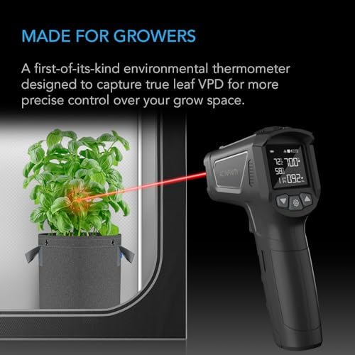 AC Infinity VPD Thermometer, Infrared Leaf VPD & Temperature Gun for Plants - Image 2