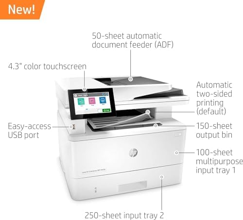HP LaserJet Enterprise MFP M430f (Renewed Premium) - Image 2