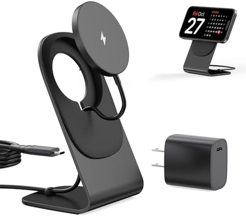 Magnetic Wireless Charger Stand + Charging Pad for iPhone Duo/18-12 Series by Kabysio