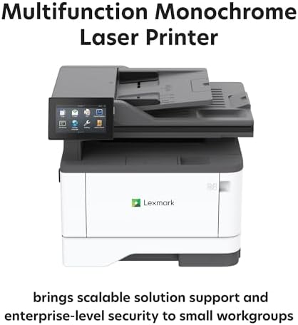 Lexmark MX432adwe Monochrome Laser Printer, Integrated Duplex, Recommended Monthly Page Volume: 800-8,000 Pages, Print Speed: Up to 42 ppm (29S8100) - Image 2