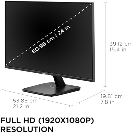 ViewSonic VA2456A-MHD 24 Inch 1080p IPS Computer Monitor, 120Hz, HDMI - Image 5