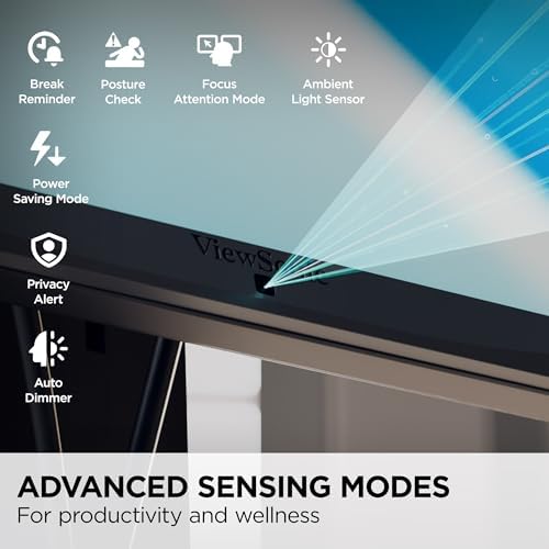ViewSonic VG2748a-2K 27 Inch 1440p QHD Computer Monitor, IPS 100Hz, USB C - Image 3