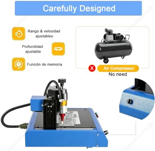 Desktop Nameplate Tag Marking Tool,No Compressor Required 300x200mm - Image 7