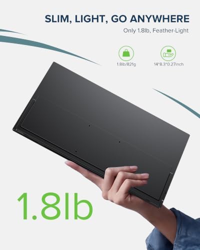 EVICIV Portable Monitor 4K Touchscreen 15.6", 3840 * 2160 UHD, 125% sRGB - Image 6