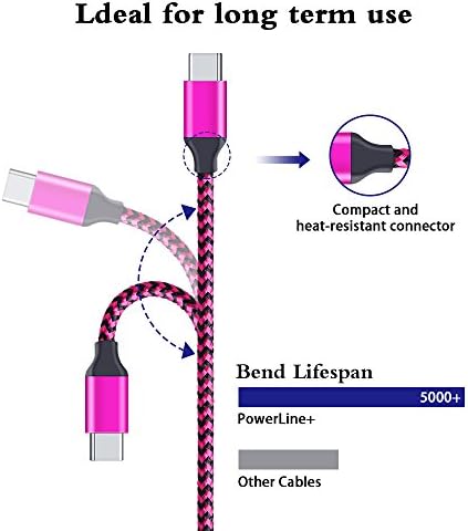 6FT Cable Fast Charging Cord Phone Charger for Samsung Galaxy S25 Ultra - Image 2