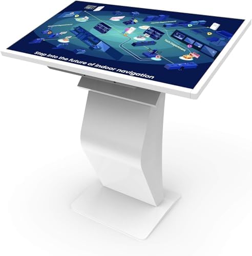 32 inch Touch Screen Kiosk, Windows11 System(8+128g), K-Style Stand Inquiry Machine, Human–Machine Interaction Smoothly for Mall Navigation/Self-Ordering/Advertising/Retail Store by JPIYEIC