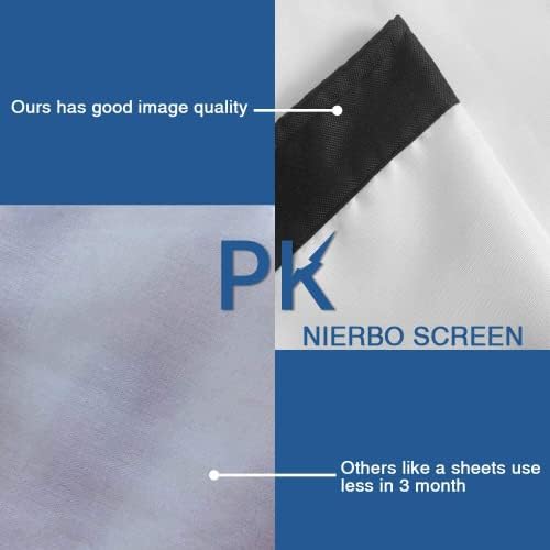 NIERBO Projector Screen Large 250 Inches 16:9 of Thick Canvas Material Wall Mounted Canvas HD Projection Screen Folded for Outside Home Theater 1.6 Gain Not Include Mount - Image 5