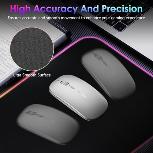 RGB Gaming Mouse Pad, Wireless Charging Mousepad, Mouse Mat - Image 4