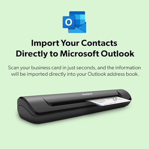 Ambir TravelScan Pro 600-BCS Simplex Document Scanner with AmbirScan Business Card for Windows PC and MAC - Image 3