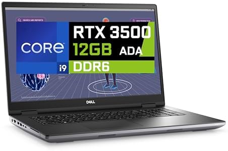 Dell Precision 7780 Mobile Workstation 17.3" FHD Laptop, Intel Core i9-13950HX, 128GB RAM, 2TB NVMe SSD, NVIDIA RTX ADA 3500 12GB, HDMI, USB-C, Wi-Fi, BT - Windows 11 Pro - AI Copilot, Grey by Dell
