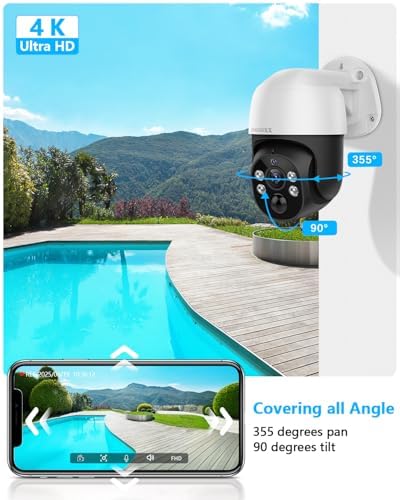 (2026 New) 4K PTZ PoE Wired Security Camera System Outdoor Surveillance - Image 4