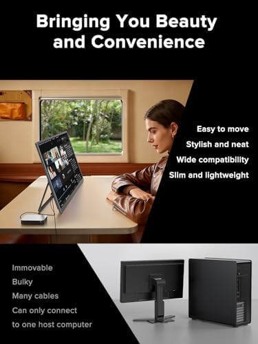 UPERFECT Portable Gaming Monitor 27”, Dual Mode 4K UHD 144Hz/FHD 288Hz - Image 6