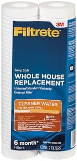 Filtrete Standard Grooved Whole House Water Filter 4WH-STDGR-F02, 2-Pack by Filtrete