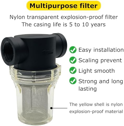 3/4" Female NPT in-Line Strainer with 40 mesh Stainless Steel Filter Screen - Image 3