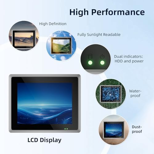 12.1" Fanless Industrial Panel PC, All-in-One Touchscreen Computer - Image 3