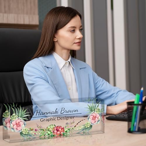 Ship Next Day Custom Name Plate for Desk, Desk Name Plate Personalized - Image 5