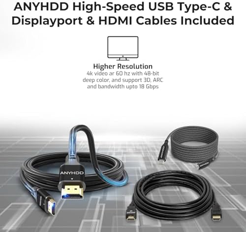 Dell WD19S 130W Dock Bundle, Dual Monitor, 90W PD, USB-C + HDMI + DP Cables + Cloth, Black - Image 6