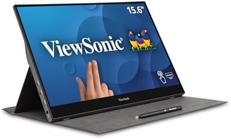 ViewSonic TD1655 15.6 Inch 1080p Touch Screen Portable Monitor, USB C by Unknown