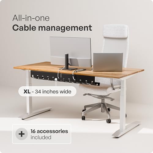 PAMO Cable Management Under Desk, Set of 2 - Black - Image 2