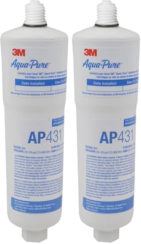 3M Aqua-Pure AP431 Whole House Scale Inhibition Inline Replacement Water Cartridge For System AP430SS, Genuine 3M Replacement Cartridge (Pack of 2) by Aqua-Pure