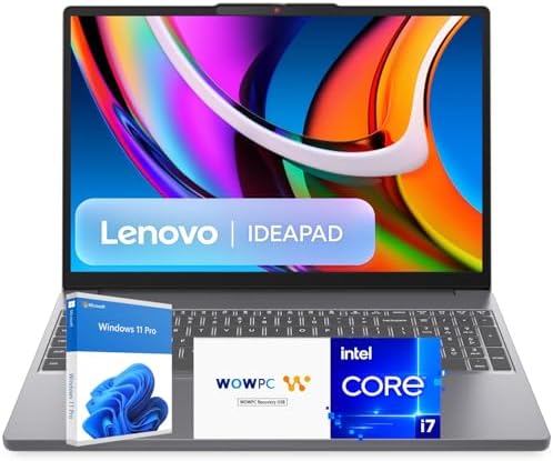 Lenovo IdeaPad Next-Gen Business Laptop | Powerful Intel Core i7-13620H | 16GB DDR5 RAM | 512GB SSD | 15.3" WUXGA IPS Anti-Glare Display | Wi-Fi 6 | SD Card Reader | Dolby Atmos | Windows 11 Pro by LENOVO