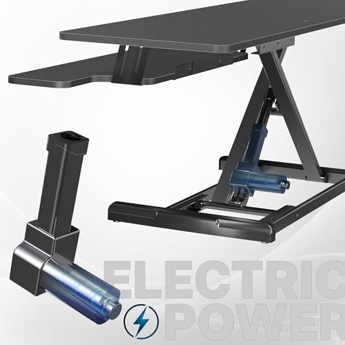VIVO Black 47 inch Electric Desk Converter, DESK-VE48B - Image 4