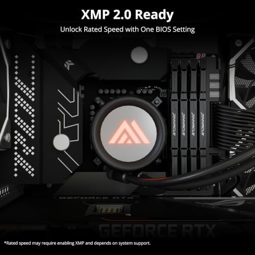 Timetec Pinnacle Konduit 16GB KIT(2x8GB) DDR4 3200MHz PC4-25600 CL16-18-18-38 XMP2.0 Overclocking 1.35V Compatible for AMD and Intel Desktop Gaming PC Memory Module RAM - Black - Image 4