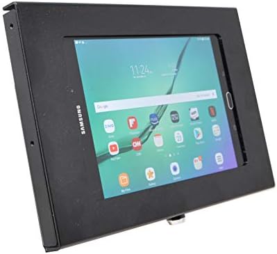 Locking Anti-Theft Metal Case for Samsung Galaxy TAB 8" 8.4" Tablet for Kiosk, POS, Store, Show Display, Time Clock (TAB A 8.0 2017 SM-T380/385, Black) - Image 2