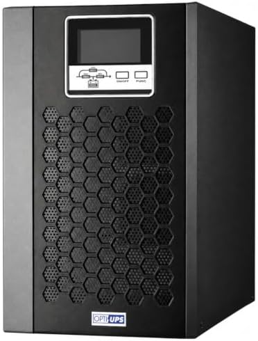 OPTI-UPS (European 230 Volts) Online Double Conversion Uninterruptible Power Supply, Pure Sine Wave, UPS Battery Backup, Surge Protection (Black, 3000va-Online) by OPTI-UPSCorporation