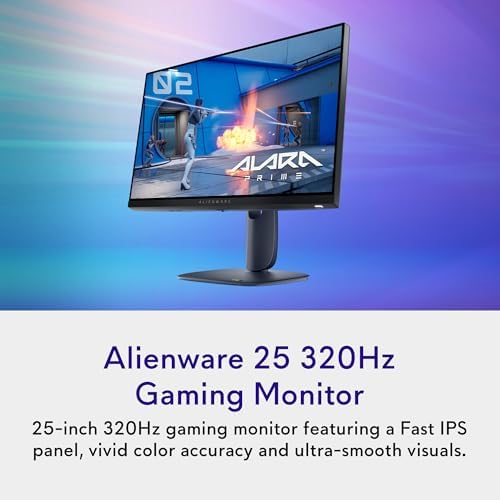 Alienware 24 Gaming Monitor AW2525HM, FHD IPS Panel, 320Hz, 0.5ms, G-SYNC - Image 2