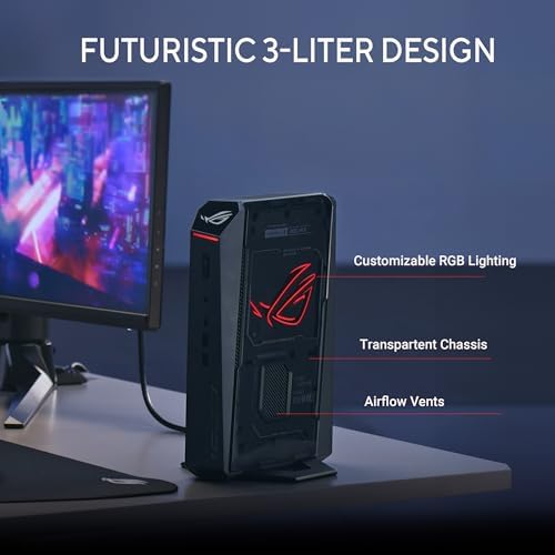 ROG NUC (2025) Gaming Mini PC with Intel® Core™ Ultra 9 (Series 2) ARL-HX CPU, NVIDIA® GeForce RTX™ 5070 MobileGPU, 32GB DDR5 RAM, 1TB NVMe SSD, Thunderbolt™ 4, Triple-Fan Cooling, and ARGB Lighting - Image 2