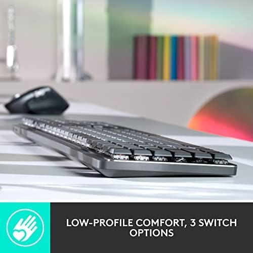 Logitech MX Mechanical Mini Wireless Illuminated Keyboard Clicky Switches - Image 4