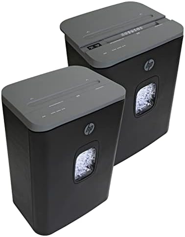 HP - Cross Cut Paper Shredder, 20-Sheet with Slide Top for Office Use - Image 2