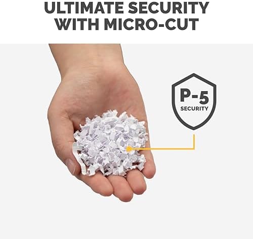 Fellowes AutoMax 600M 2-in-1 Heavy Duty Auto Feed Commercial Paper Shredder with Micro-Cut, Black - Image 3
