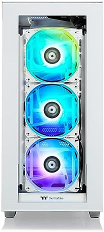 Thermaltake LCGS View 460 Gaming Desktop (AMD Ryzen™ 5 7600X, 32GB 5600MT/s DDR5 RGB Memory, NVIDIA® GeForce RTX™ 4060, 1TB NVMe M.2, WiFi, Windows 11) V35S-B650-460-LCS,Black - Image 2