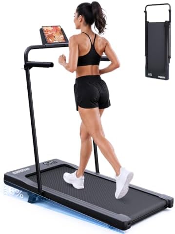 Superun Walking Pad with 6% Incline, 2.5HP Treadmill, 0.6-3.8 MPH, 300 lbs by SUPERUN