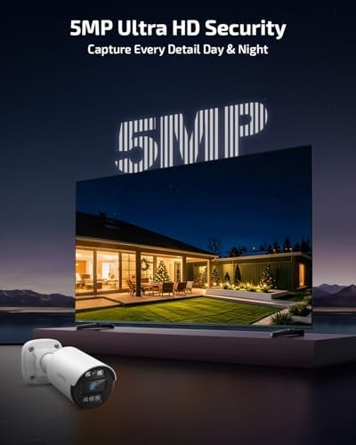 Two-Way Audio PoE Security Camera System Outdoor - Image 2
