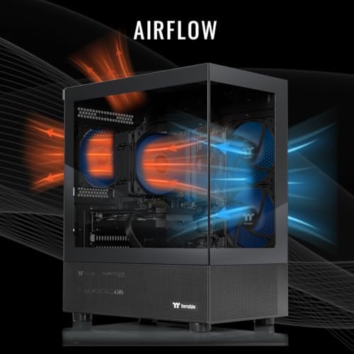 Thermaltake LCGS View 7696X-170 Gaming Desktop (AMD Ryzen™5 7600X, ToughRam 32GB DDR5 6000MT/s RGB Memory, AMD Radeon™ RX 9060 XT 16GB, 1TB NVMe M.2, WiFi, Windows 11) V17B-B650-96X-LCS - Image 3