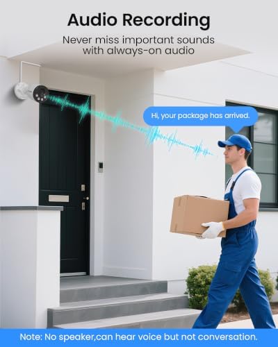 ZOSI 16CH 4K PoE Security Camera System, 8X 8MP Audio Metal Cams, 4TB HDD - Image 5