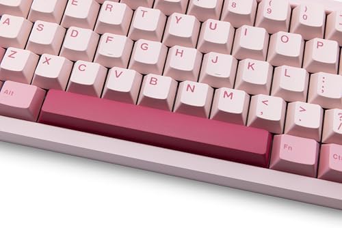 KEEBMONKEY WOBKEY Zen 65 65% Quick Release Wireless Mechanical Keyboard with RGB, CNC Aluminum Case, Hot-Swappable, VIA Support, BT/2.4G/USB-C Gaming Keyboard for Mac/Windows (Lite Pink) - Image 5