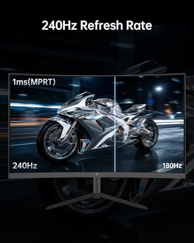 KTC 24 Inch Curved 240Hz Gaming Monitor, FHD 1500R Curve, 3000:1, H24S17P - Image 2